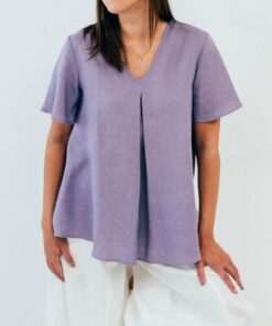 Bell Shaped Linen Top SA22