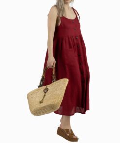 Linen Jumper Dress SA26