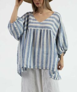 Loose Linen Top SA23