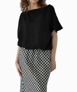 Linen Boxy Top SA24